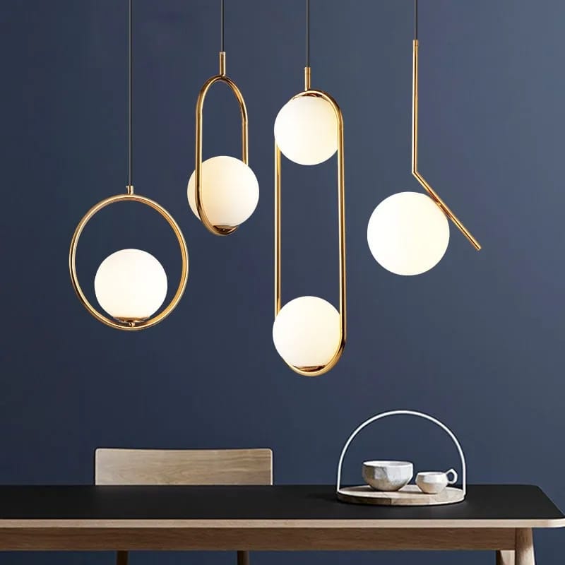 Modern Creative Glass Ball Hanging Lamp ( Single Hanging Lamp)