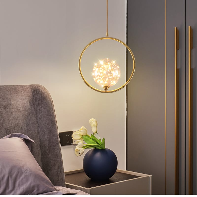 Vintage Retro Decorative LED Glass Pendant Light ( Single Pendant )