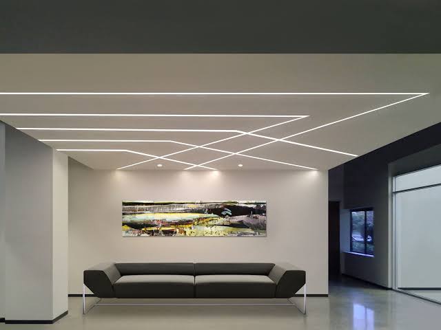 Linear Profile Light 25mm Collarless ( Rs 5500/Length 10 Feet Complete With LED Strip )