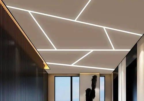 Linear Profile Light 25mm Collarless ( Rs 5500/Length 10 Feet Complete With LED Strip )