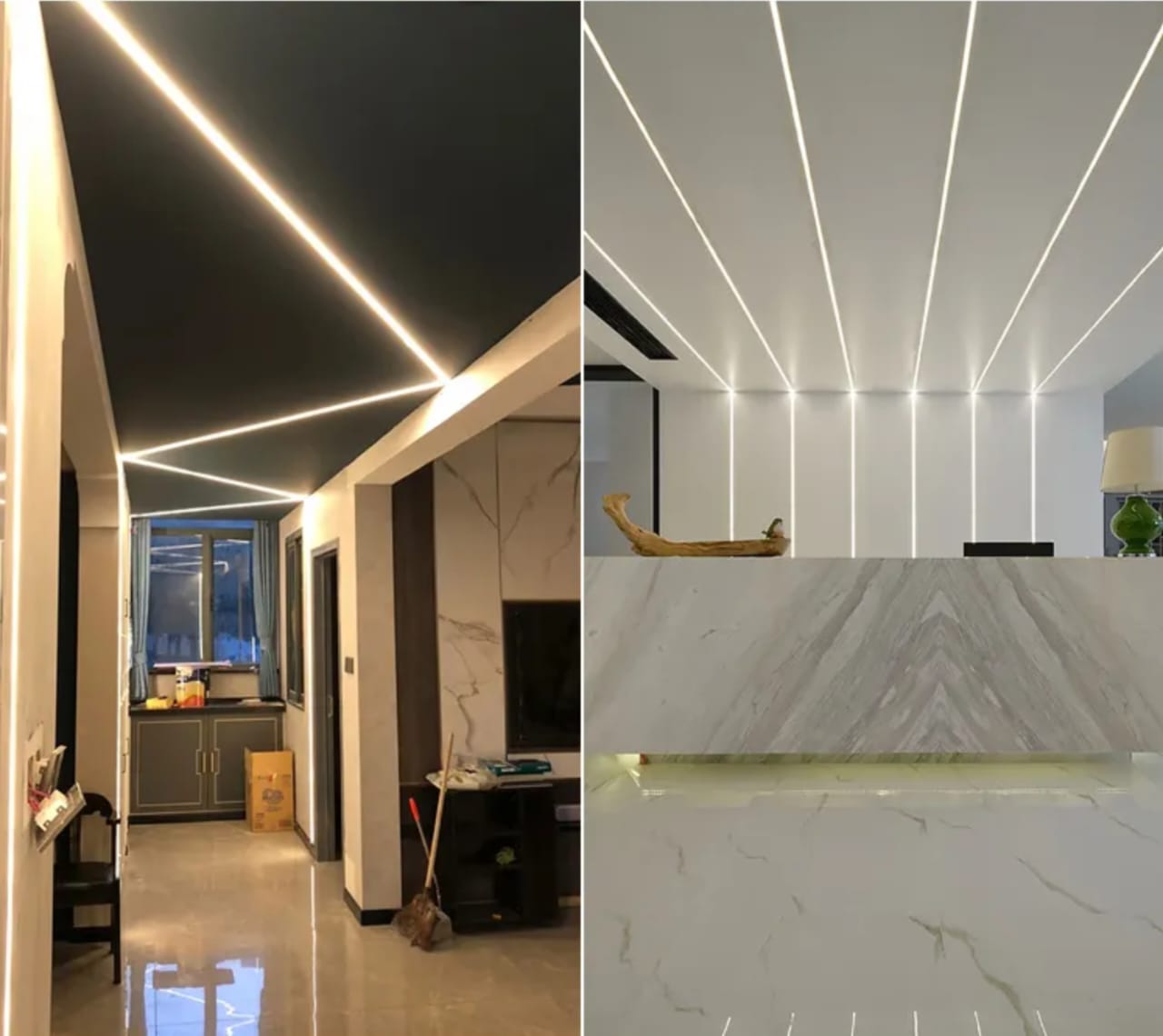 Linear Profile Light  25mm  ( Rs. 4500/Length Complete With LED Strip )