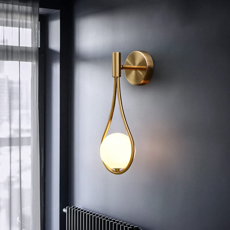 Modern Creative Luxury Glass Ball Wall Light