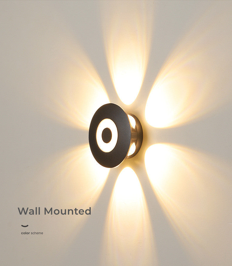 Artistic Modern Outdoor /Indoor Wall Scone IP 65 ( 6 Directional )