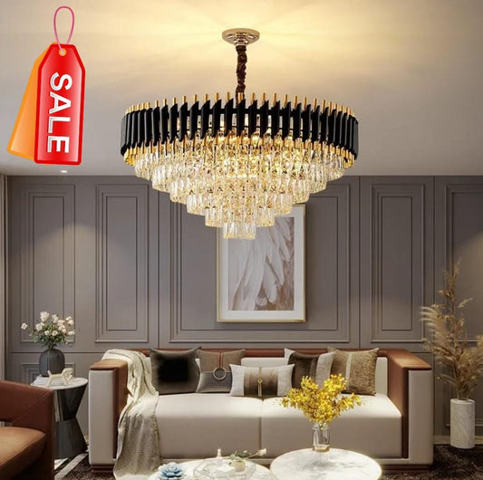 Modern Designer Luxury Gold Crystal Chandelier ( Dia 800mm )