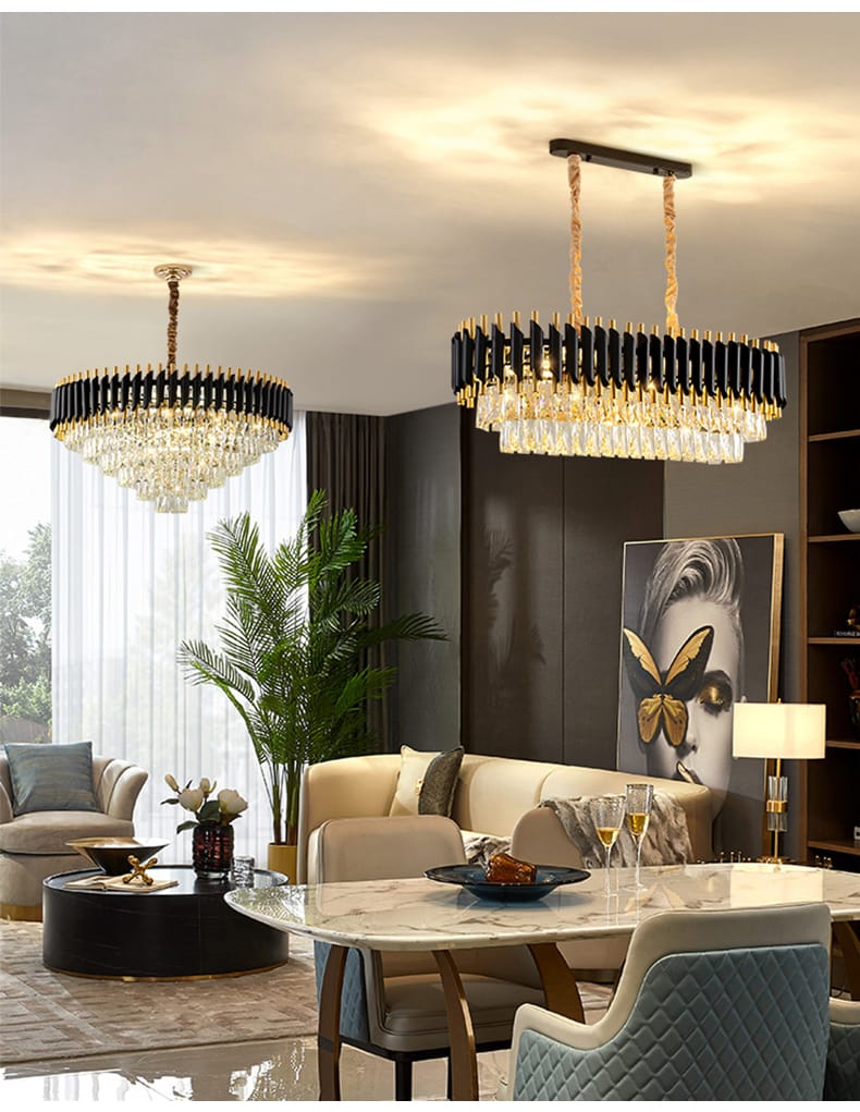 Modern Designer Luxury Gold Crystal Chandelier ( Dia 800mm )