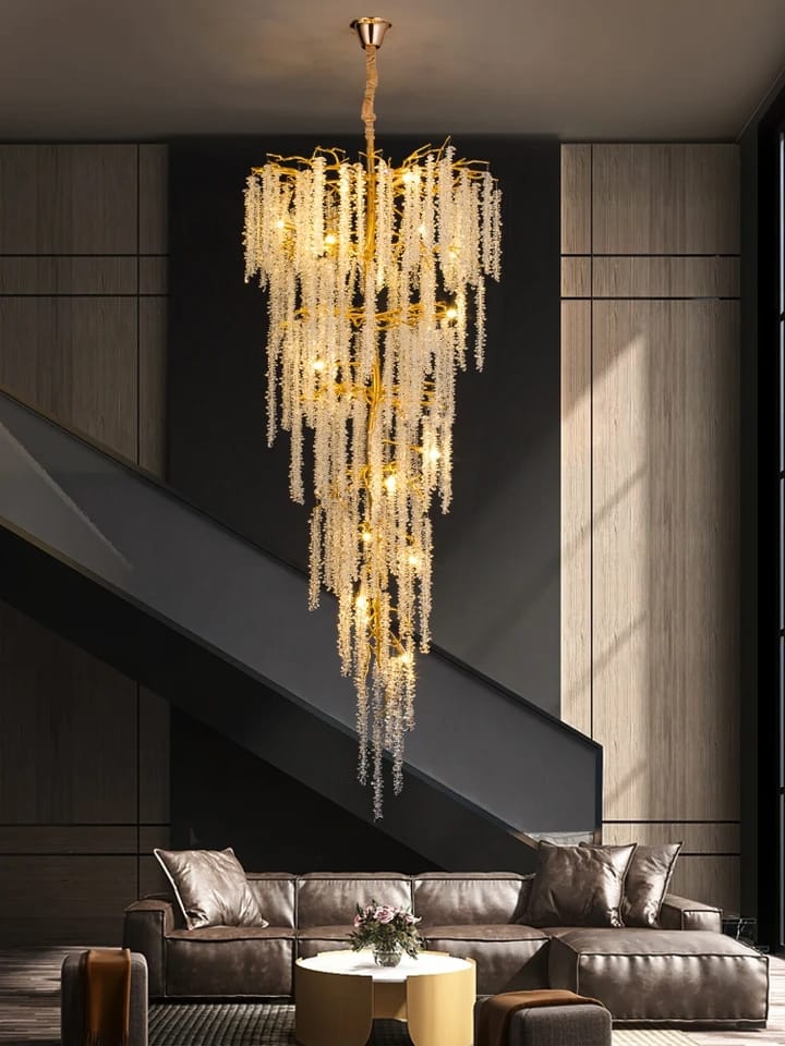 Artistic Designer Luxury Tree Branches Crystal Chandelier