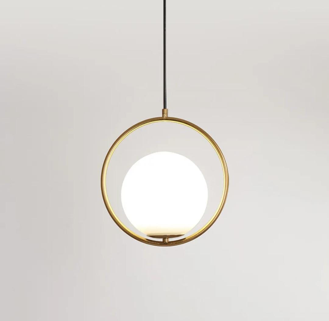 Modern Nordic Glass Ball Hanging Light ( Single Hanging Light )