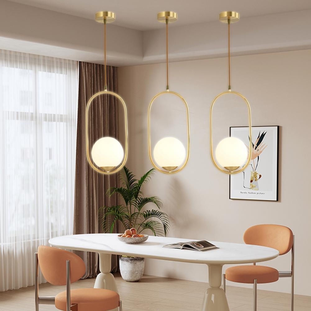 Modern Nordic Glass Ball Hanging Lights