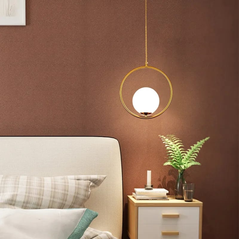 Modern Nordic Glass Ball Hanging Light ( Single Hanging Light )