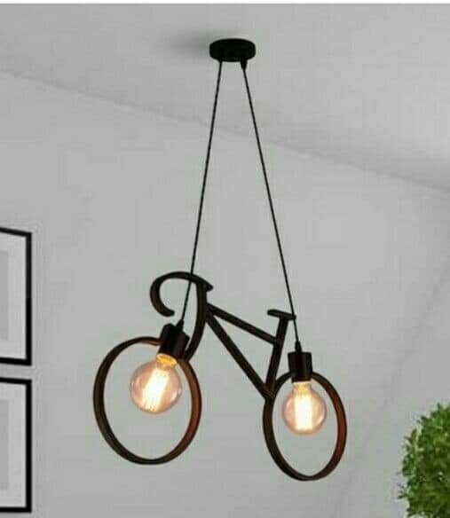 Nordic Artistic Bicycle Pendent Hanging Light