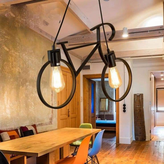 Nordic Artistic Bicycle Pendent Hanging Light