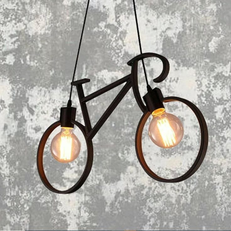 Nordic Artistic Bicycle Pendent Hanging Light