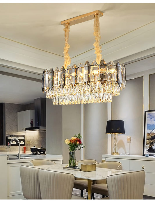 Post Modern Designer Luxury Crystal Chandelier (Size  800mm x 300mm )