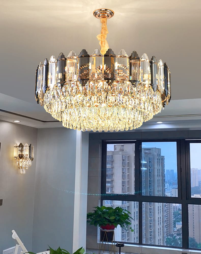 Post Modern Designer Luxury Crystal Chandelier 800mm Diameter ( Made In China )