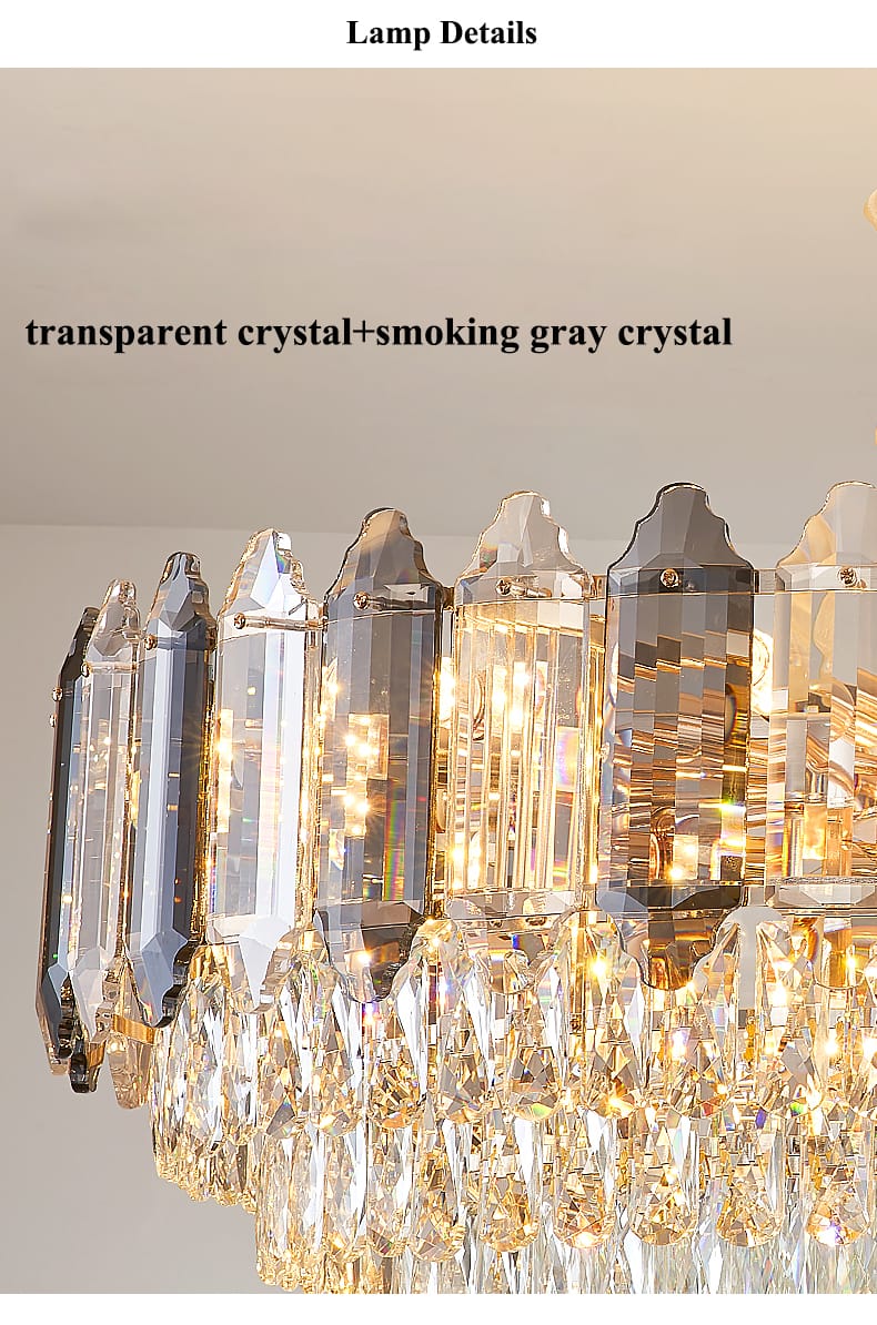 Post Modern Designer Luxury Crystal Chandelier 800mm Diameter ( Made In China )