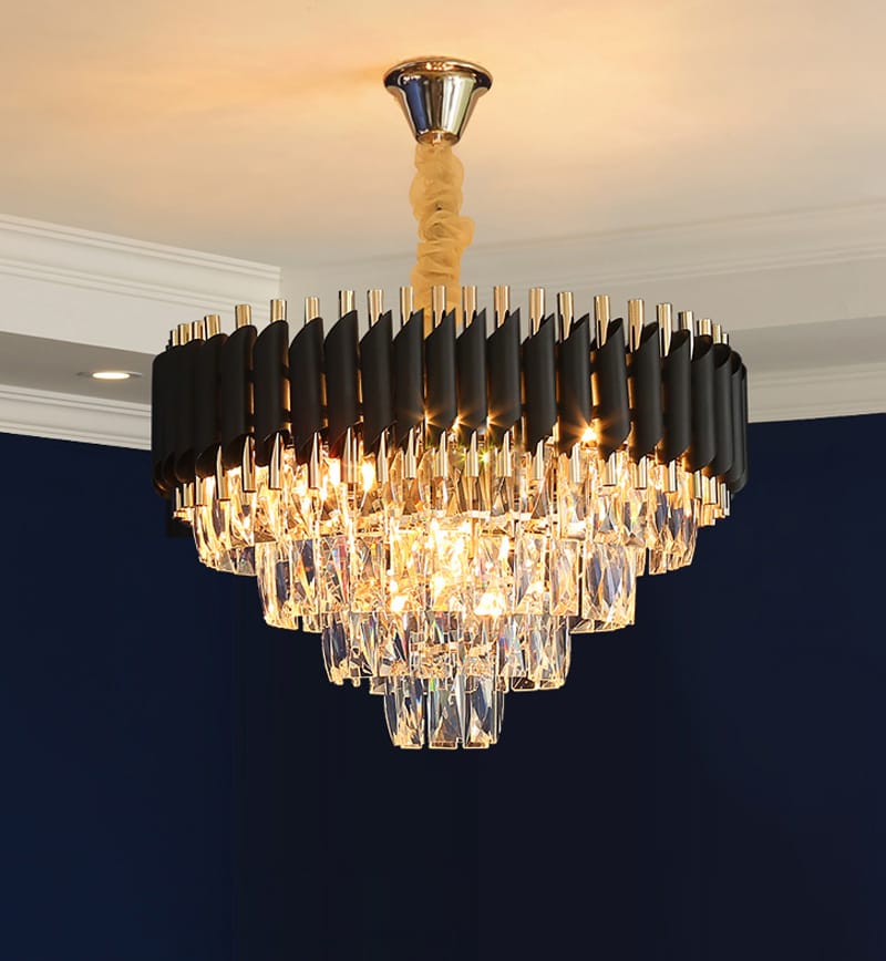 Modern Designer Luxury Gold Crystal Chandelier ( Dia 600mm )