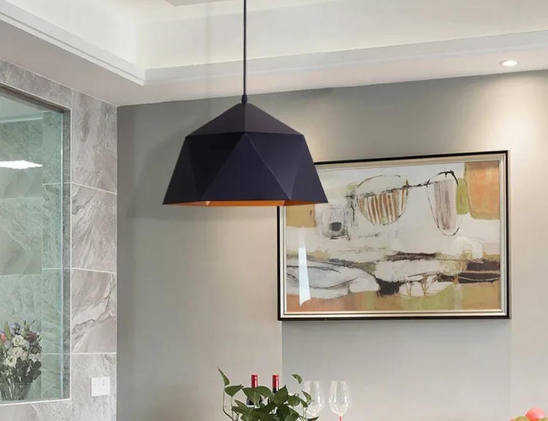 American Style Vintage Artistic Geometric Pendant Light   ( Single Pendant )