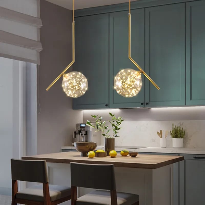 Vintage Retro Decorative LED Glass Pendant Light ( Single Pendant )