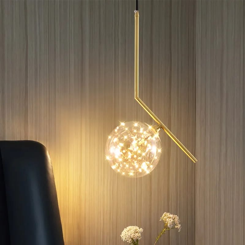 Vintage Retro Decorative LED Glass Pendant Light ( Single Pendant )