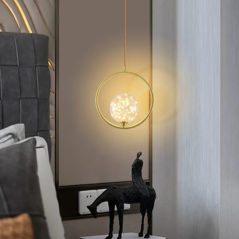 Vintage Retro Decorative LED Glass Pendant Light ( Single Pendant )