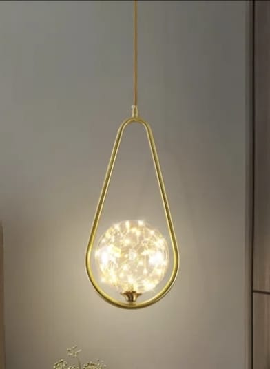 Vintage Retro Decorative LED Glass Pendant Light ( Single Pendant )