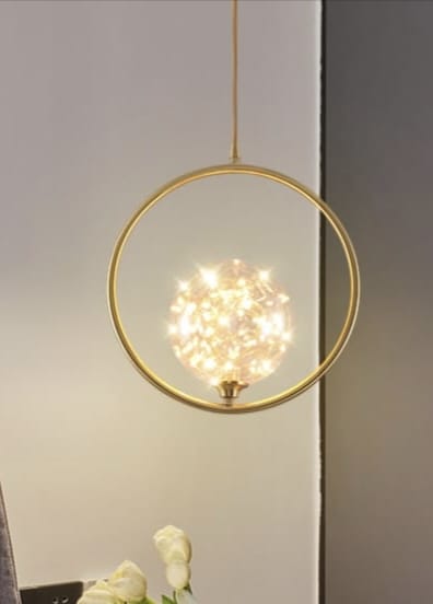 Vintage Retro Decorative LED Glass Pendant Light ( Single Pendant )